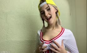 Busty Teen Blonde Changes Her Lolipop For Step Brothers Dick