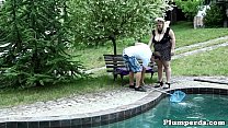 Real BBW Dominates Her Poolboy