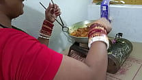 Early In Morning Fucking My Maid In Kitchen When She Preparing Chicken For Me And Family