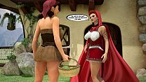 MILF And Lumberjacks. Little Red Riding Hood 3D Comic