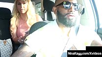 Phat Fuckette, Nina Kayy, Stuffs Her Sexy Snatch With A Big Black Cock, Riding Her Boober Driver's Super Shaft! No Reverse Here! Full Speed & Head! Full Video & Nina Live @ NinaKayy.com!