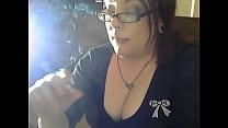 Chubby Mistress Dangles Her Cigarettes As She Smokes