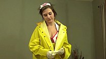 PVC Fetish Blowjob By Sexy Nurse Fifi Foxx