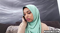 Arab Girl In Hijab Learning How To Suck Cock