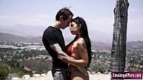 Tattooed Latina Gina Valentina And Her Husband Are Enjoying Their Honeymoon.Gina Will Be Happier If He Cums On Her Tattoo.Husband Starts Licking And Fingering Ginas Pussy.Gina Sucks His Cock And Lets Him Fuck Her Pussy Until He Cums On Her Tattoo.