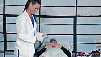 MILF Doctor Sofie Marie Stimulates Mans Cock And Prostate