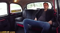 European Cabbie Spoon Fucked After Riding In Reverse Way