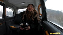 Fake Taxi May Thai Is A Foxy Asisn Babe Who Take A Piss At The Side Of The Road During Her Taxi Ride In Prague