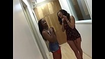 Two Hot Chicks Suck White Cock And And Take A Facial Together