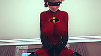 Helen Parr Aka Elastigirl Tests The Flexibility Of Her Super Suit