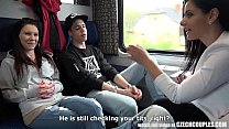 Foursome Sex In Public TRAIN