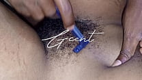 Shaving Vero's Hairy Specious Pussy With Happy Ending