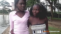 Real African Lesbo Amateurs Make Each Other Cum