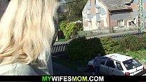 Cheating Outdoor Sex With Old Mom