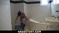 Czech Brunette Rides His Horny Cock