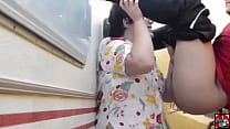 Claudia Marie Ctdx. Eating Cock Behind The Caravan