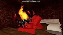 [Reupload] Showing Of More Animations With A Rich Demon Girl (Roblox)