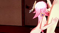 Genshin Imapact   Yae Miko Suck Zhongli's Dick [Uncensored 3D Hentai]