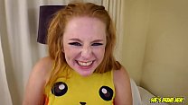 Sexy Chubby Ginger Showing You How Well She Can Suck Dick