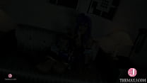 【Hentai Cosplay】Blue Hair HOT Cosgirl Was Creampied And Gives Blow Job After The Fuck!   Intro