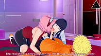 Parodia Naruto Sakura Hinata Threesome Big Tits Manga Cumshot Gioco Hentai Manga Di Sesso Uncensored Anime KK