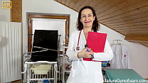 Lesbian Doctor Di Devi Makes Her Naked Patient Foxy Rae Cum In Gyno Chair