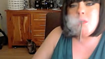 Chubby Domme Smoking A More Cig