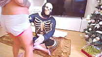 Skeleton Licking Big Boobs Pregnant Teen Wet Pussy