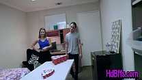 Teen Whores Riding And Sucking Dicks During College Rager For Facials