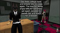 Being Late! Get Punished In Class!