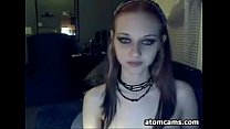 Dirty Goth Girl Masturbates