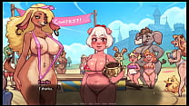 My Pig Princess [ Hentai Game PornPlay ] Ep.29 Horny Futanari Stripped At The Beach Get A Boner And Start Masturbating In Public