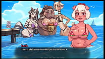 My Pig Princess [ Hentai Game PornPlay ] Ep.29 Horny Futanari Stripped At The Beach Get A Boner And Start Masturbating In Public