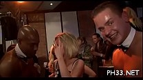 Blond Cute Waiter Trickling Puss