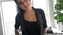 ThisGirlSucks Goth Babe Karmen Karma Blowjob Handjob Cum Swallow