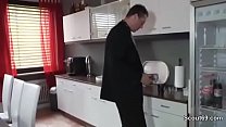 Hot Wife Fuck Men In Kitchen And Become Orgasm