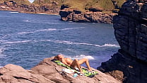 Flat Chested Turista Anal Threeway On Public Beach. Ass To Mouth Seaside Holiday Fling. Double Penetration & Cum Facials