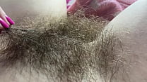 Huge Clit Extreme Closeup Hairy Pussy