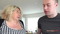 46yo Big Tit British MILF Camilla Creampie Fucks Her Pervy Stepson