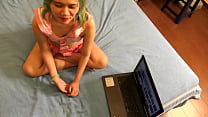 Asian Student With Green Hair Fucks Computer Repair Man