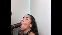 Sloppy Blowjob For Her Boyfriend's Bbc