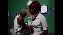 Black Nurse With Big Tits Relieves Patients Pain With Her Tongue And Cunt