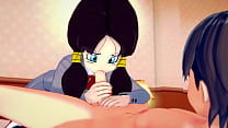 Dragonball Z   Videl Takes Multiple Creampies In A Hotel Room After College.