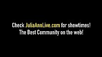 Cock Sucking Cougar Julia Ann Goes Down On Her Knees, Sucking, Mouth Fucking & Milking A Hard Stiff Dick Until She Gets Her Warm Jizzy Cum! Full Video & Julia Live @ JuliaAnnLive.com!