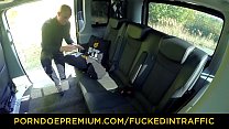 VIP SEX VAULT   Czech Redhead Babe Aralyn Gets Banged By Taxi Driver