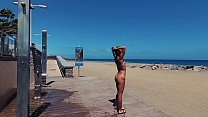 Slutty Naturalist Sasha Bikeyeva On The World Beaches. European TRAVEL XXX Show