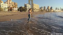 Risky Masturbation On A Public Beach In Benidorm. Fetish Wet Sneakers. The Girl Pees Beautifully In Jeans. Fingering. Russian Pornstar Sasha Bikeyeva