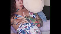 Pedazodchicle Masturbates Her Pussy And Anus On Her Stuffed Toys