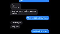 Slut Wife Has A Filthy Mouth Tried To Accuse Me Of Cheating Sexting