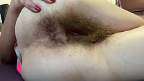 Super Hairy Asshole Closeup